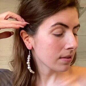 Unique Handmade Metallic Earrings